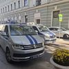 Rusko policie policejní auto Moskva