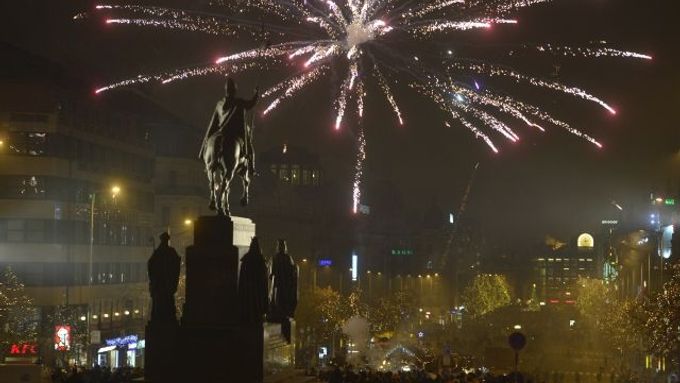 Nový rok v Praze v roce 2014