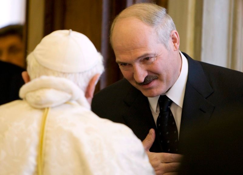 Lukašenko na audienci u papeže
