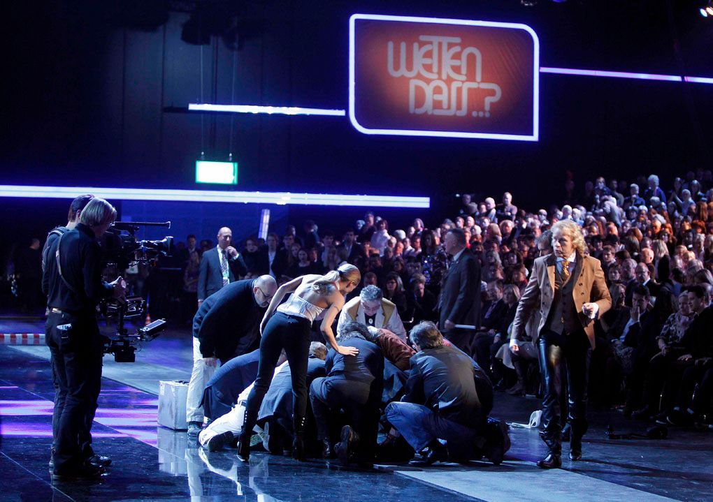 Úraz ve "Wetten, Dass"