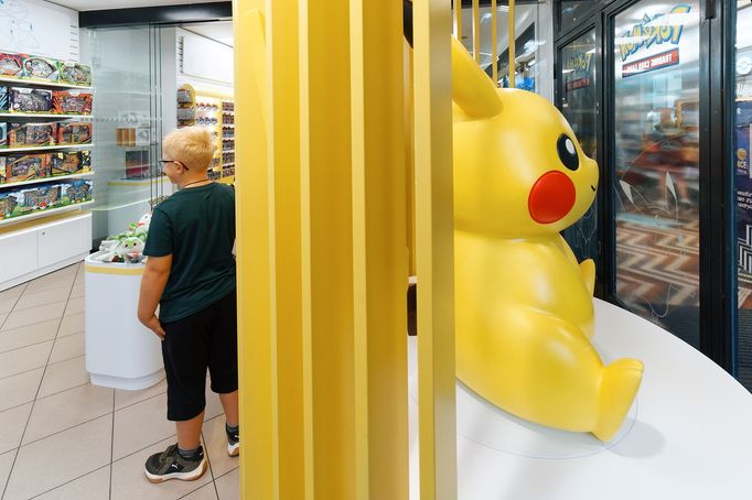 Otevření Pokemon shop in shopu v knihkupectví Luxor na Válavském náměstí v Praze