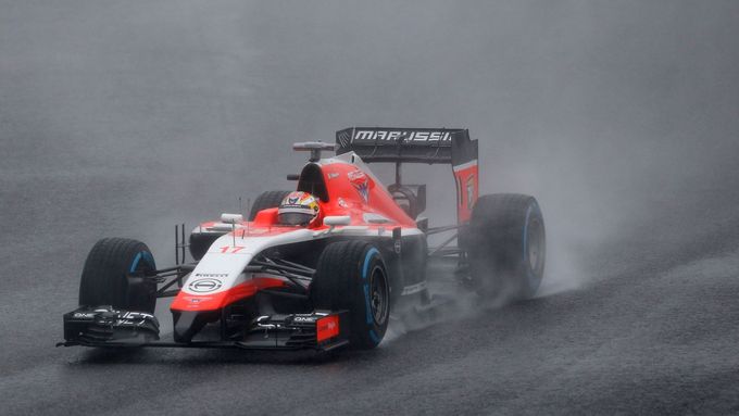 Jules Bianchi havaroval ve voze Marussia.
