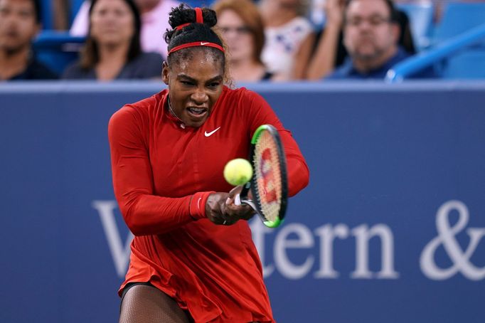 Serena Williamsová na turnaji v Cincinnati