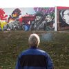 Streetart - graffiti - v obci Chýně ke sto letům Československa