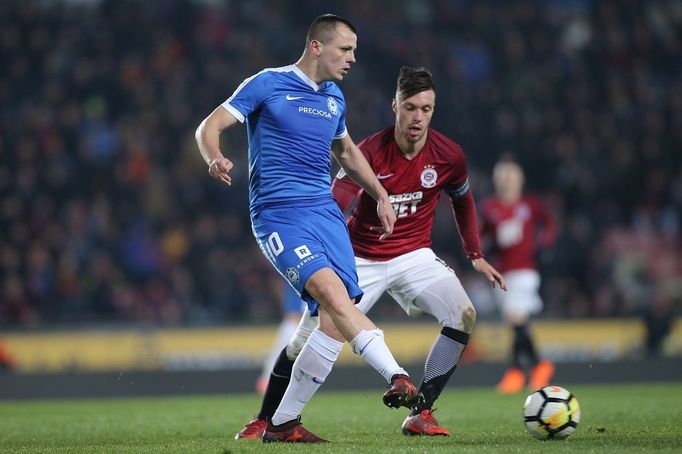 Sparta Praha vs. Slovan Liberec, HET liga (Miloš Bosančič, Václav Kadlec)