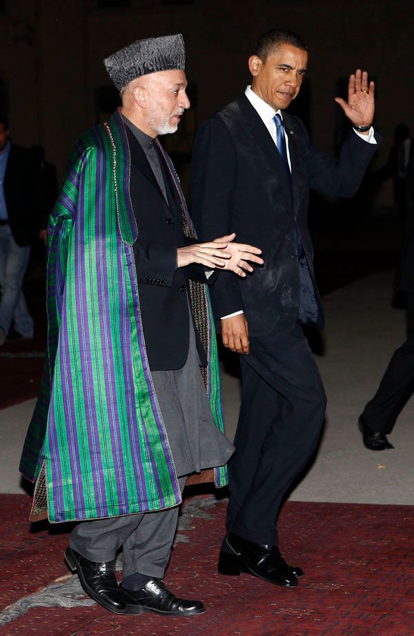 Barack Obama a Hamíd Karzáí
