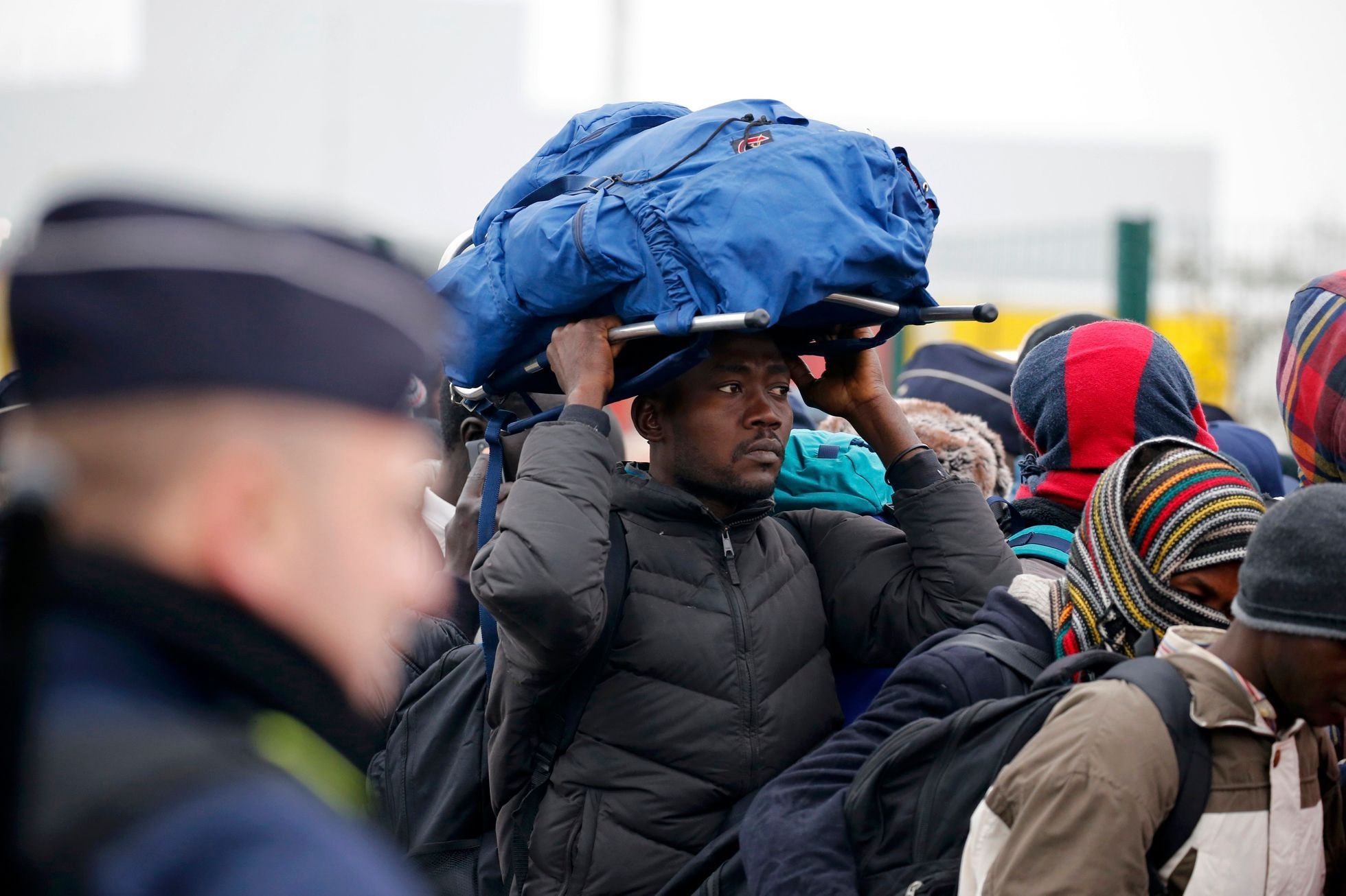 Vyklízení uprchlického tábora v Calais