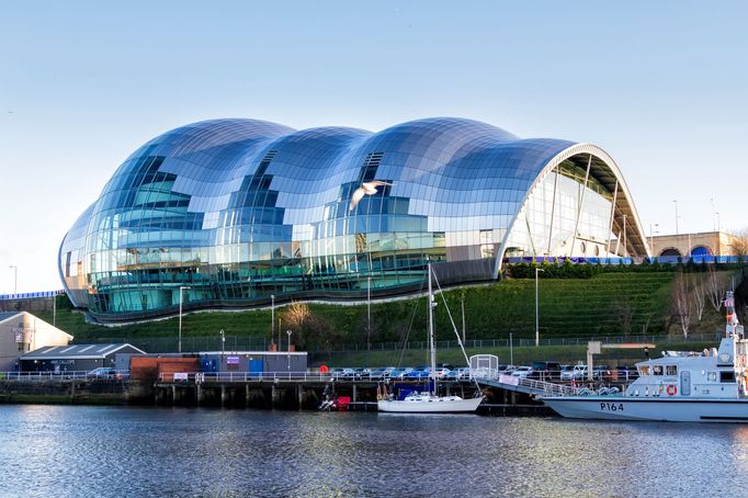 Sage Gateshead v Gatesheadu na severovýchodě Anglie