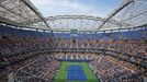 První den US Open 2015 (stadion Arthura Ashe)