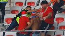 Soccer Football - Europa Conference League - Group D - OGC Nice v Cologne - Allianz Riviera, Nice, France - September 8, 2022 Fans clash before the match REUTERS/Eric Gai