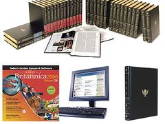 Encyklopedie Britannica je největší tištěná encyklopedie na světě, skládá se z 32 svazků.