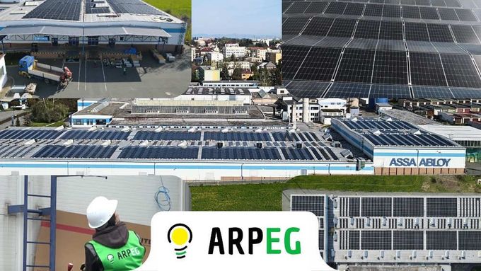 Realizace fotovoltaiky s výkonem 1 MWp pro ASSA ABLOY