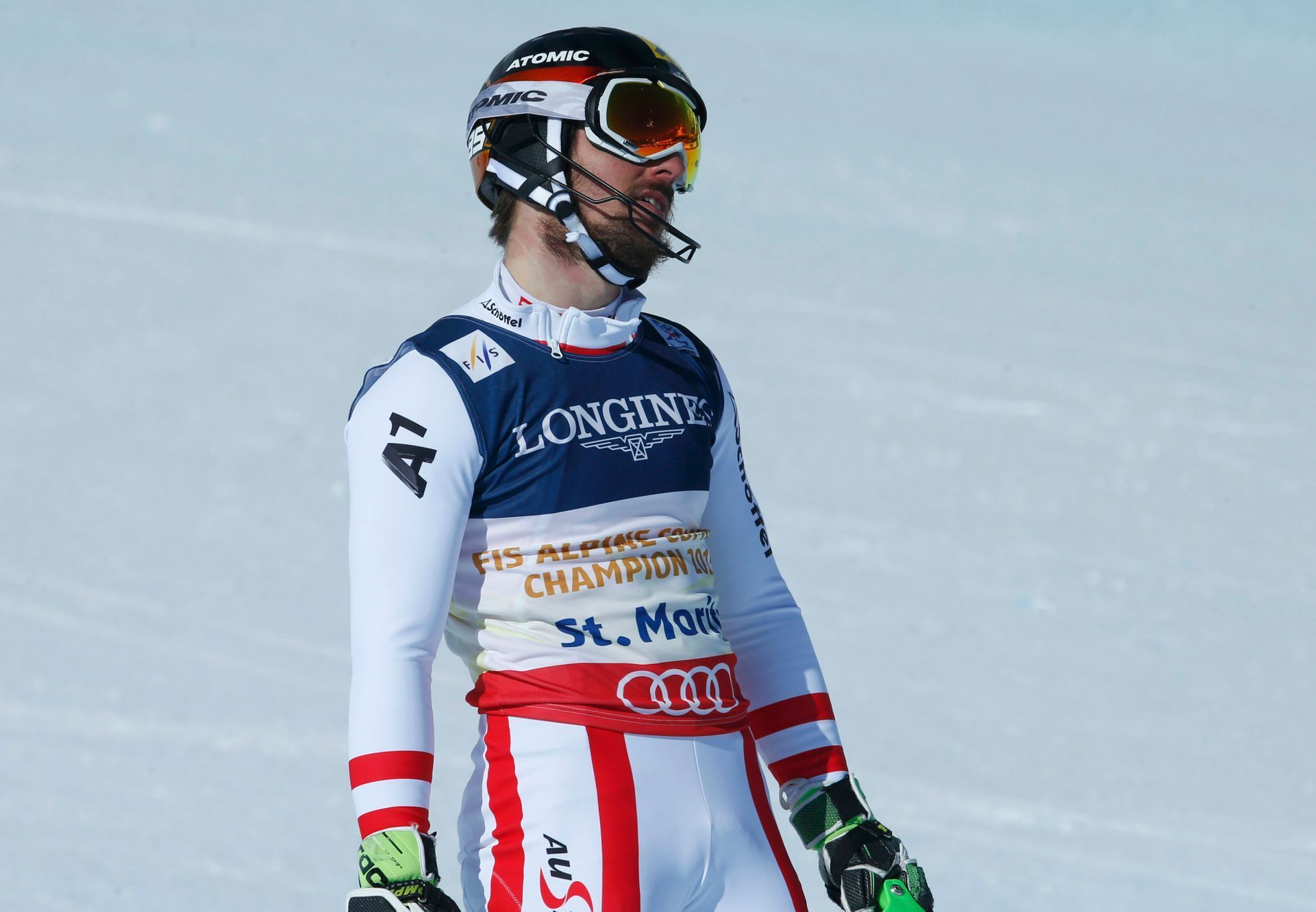 MS 2017 ve sjezdovém lyžování ve Svatém Mořici, kombinace mužů: Marcel Hirscher