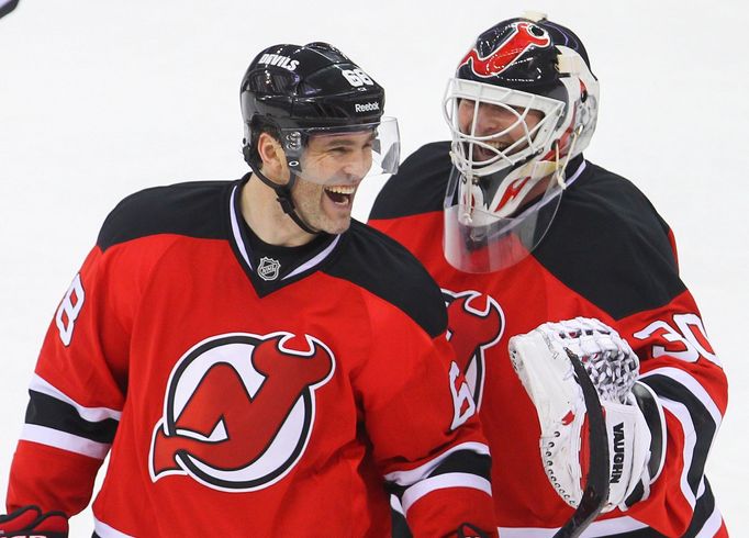 NHL: Ottawa Senators at New Jersey Devils (Jágr a Brodeur)