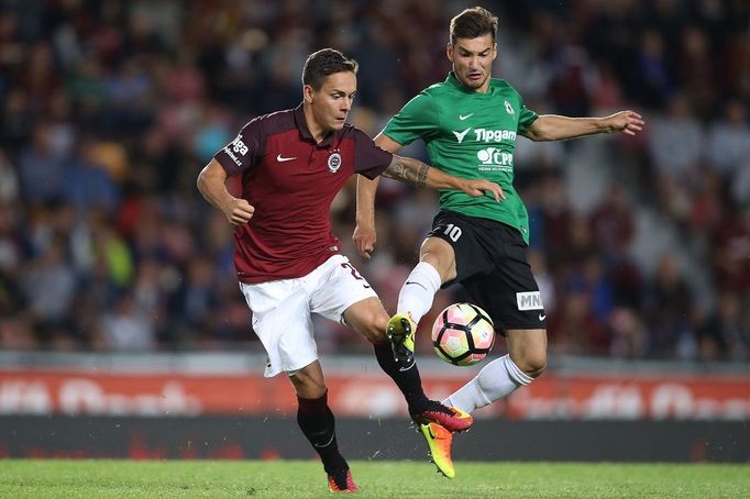 Sparta vs. Jablonec, česká fotbalová liga (Holzer, Trávník)