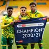 Bali Mumba, Max Aarons a Andrew Omobamidele (Norwich City)