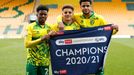 Bali Mumba, Max Aarons a Andrew Omobamidele (Norwich City)