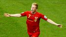 MS 2014, USA-Belgie: Kevin de Bruyne slaví gól