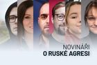 Bolí to, ale musíme pracovat a ukazovat lidem hrůzy války, říkají novináři k Ukrajině