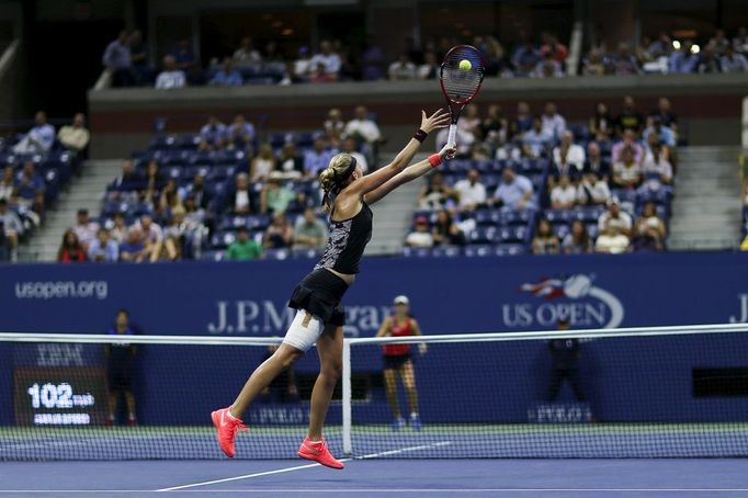 Petra Kvitová v osmifinále US Open 2015