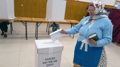 Volby na Slovensku.