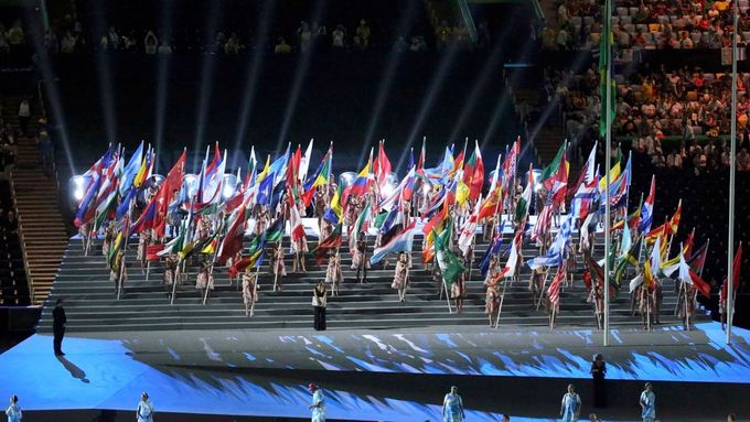 Zahajovací ceremoniál paralympiády 2016.