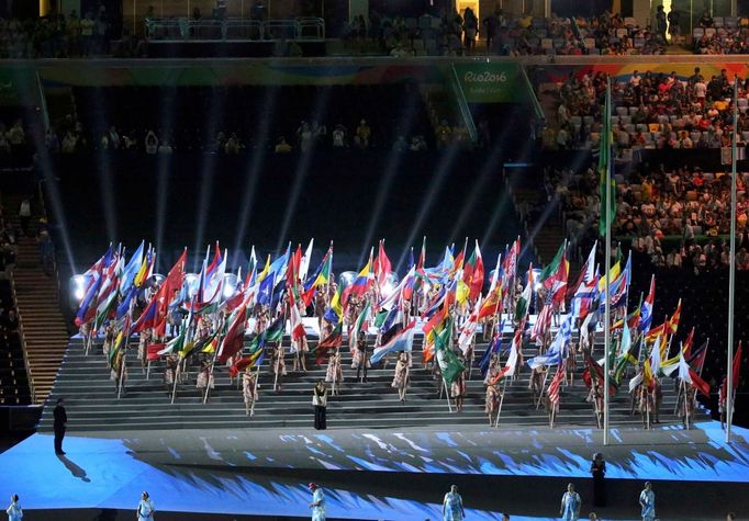 Zahajovací ceremoniál paralympiády 2016.