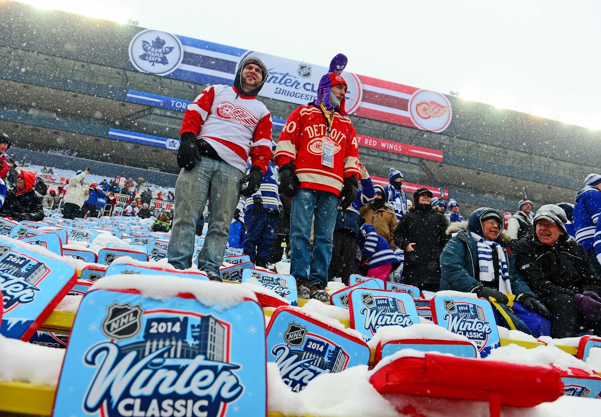NHL Winter Classic, Detroit-Toronto: fanoušci