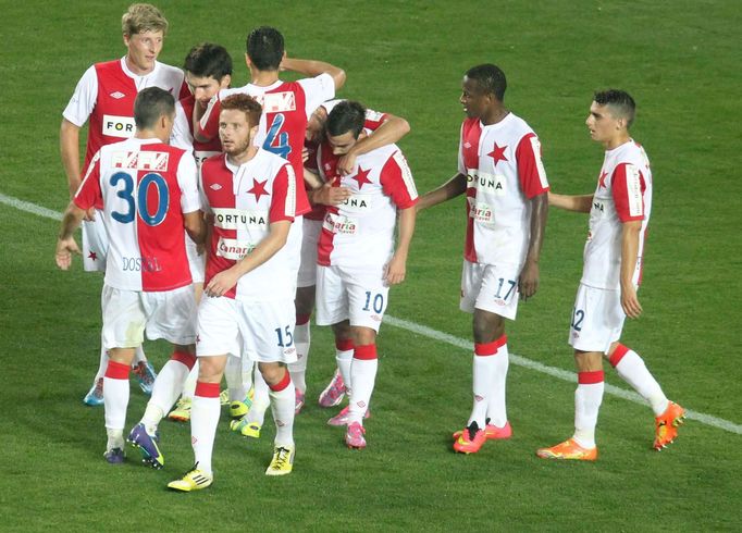 Slavia - Hajduk Split: radost Slavie