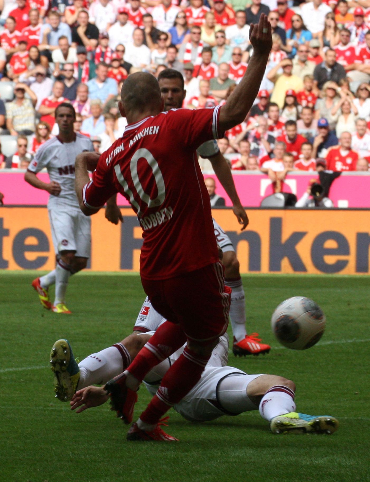 Bundesliga, Bayern Mnichov - 1. FC Norimberk (Arjen Robben)
