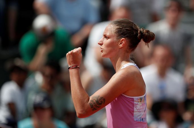 Karolína Plíšková v druhém kole French Open 2018