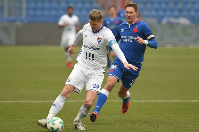 Václav Procházka v dresu Baníku.