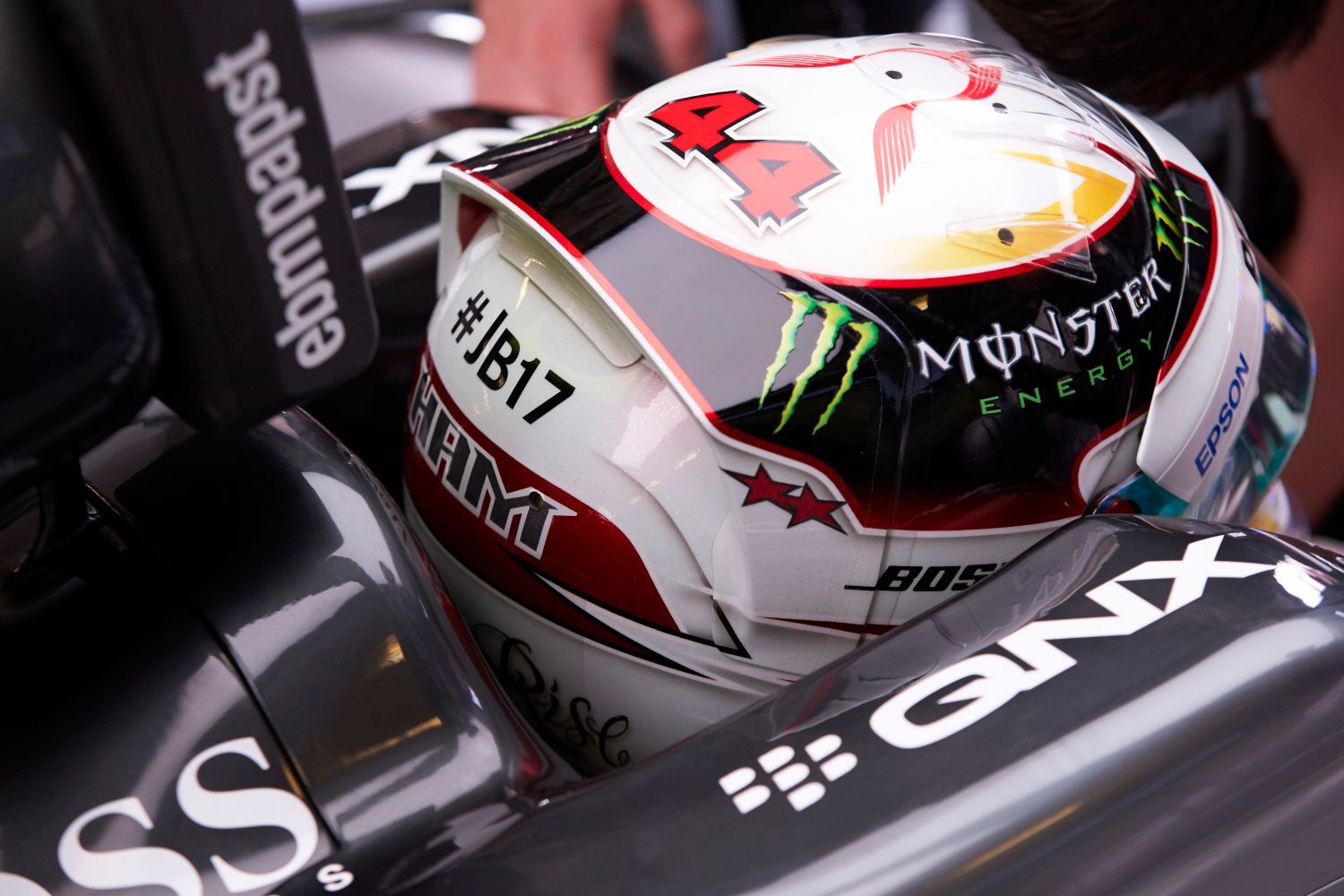 F1, VC Maďarska 2015: pocta Julesi Bianchimu - Lewis Hamilton, Mercedes