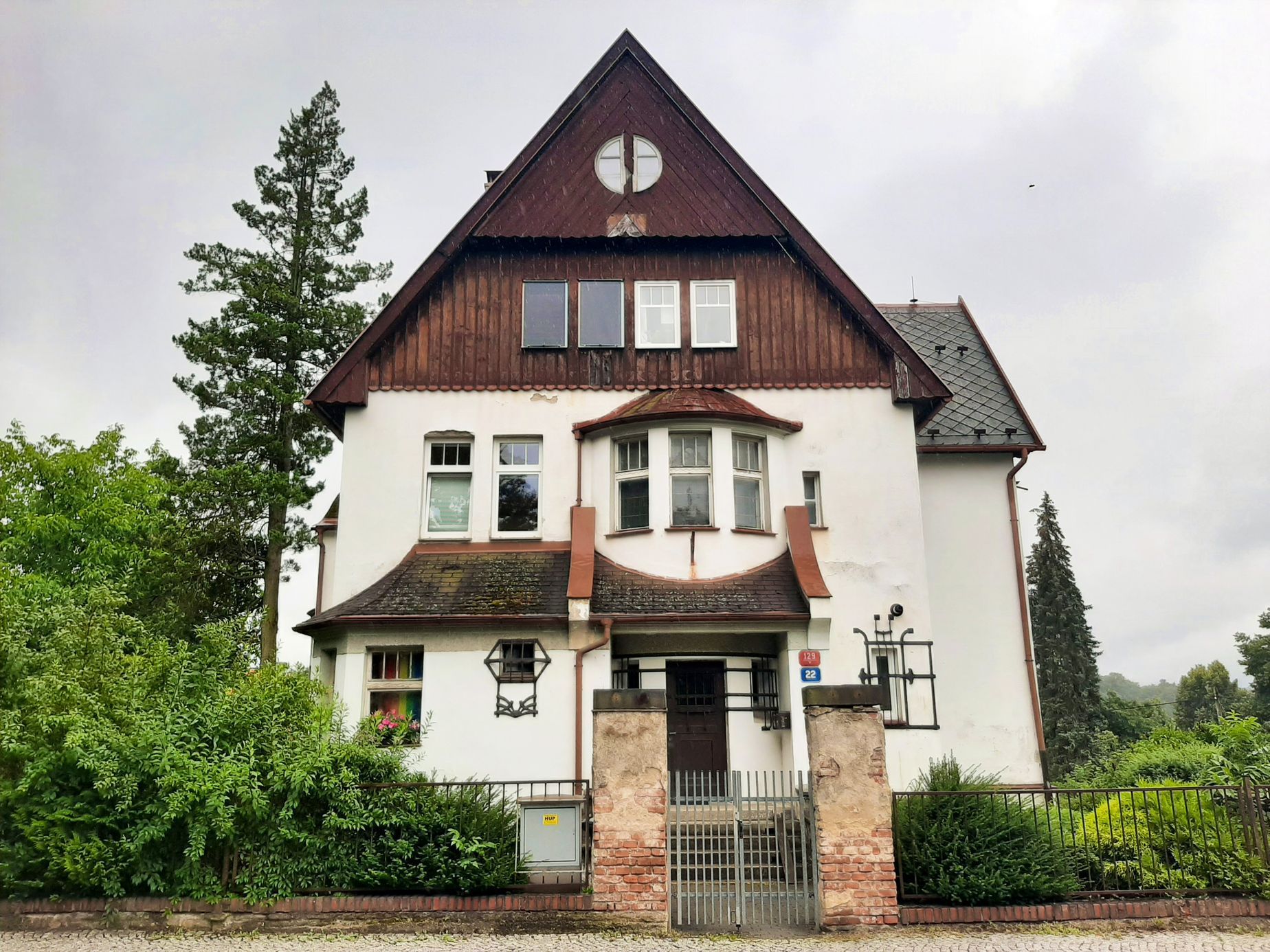 Liberec, vila, vycházky, architektura