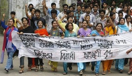 Nepokoje v Bangladéši