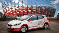 Takto může vypadat stejný vůz - Kia Cee´d, pokud je používán jako oficiální pořadatelský automobil