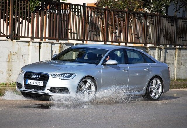 Audi A6 jízdní test Sicílie