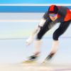 Martina Sáblíková v závodě rychlobruslařek na 5000 m na ZOH v Pekingu 2022