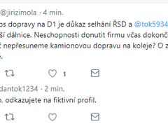 Nedávno se na falešný profil ministra Dana Ťoka nachytal Jiří Zimola.