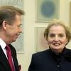 Madeleine Albrightová a Václav Havel