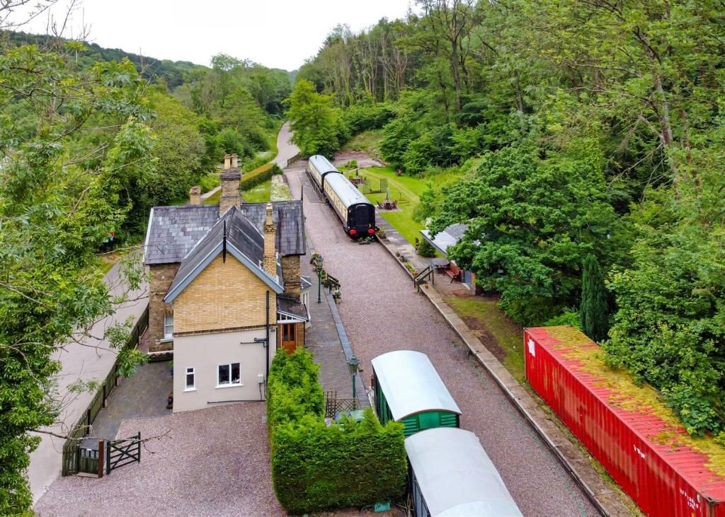 nádraží, dům, vagon, nádraží, bydlení