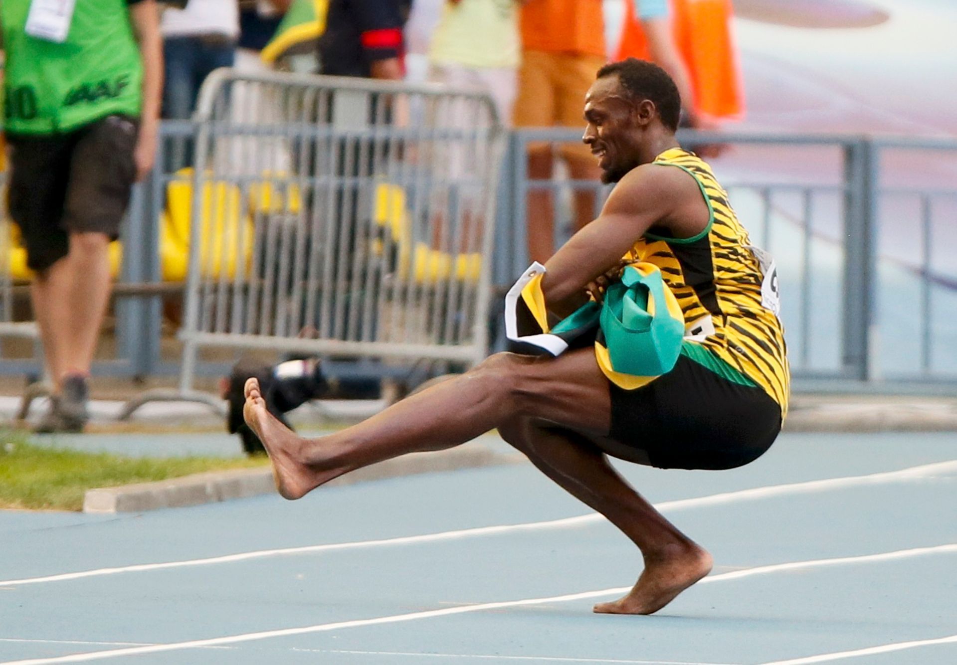 MS v atletice 2013, 4x100 muži - finále: Usain Bolt