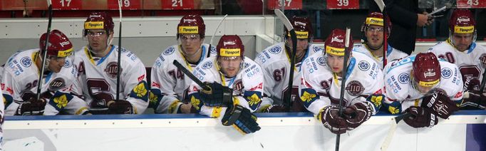 ELH, Sparta - Kladno: střídačka Sparty