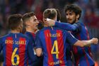 Fotbalové přestřelky ve Španělsku: Barcelona roznesla Pamplonu sedmi góly, Real La Coruňu šesti