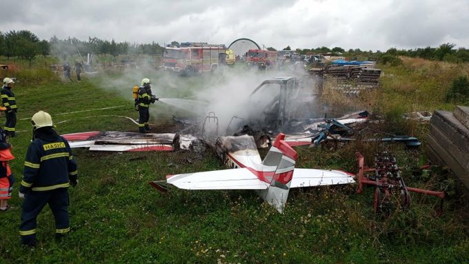 Nehoda letadla na Slovensku.