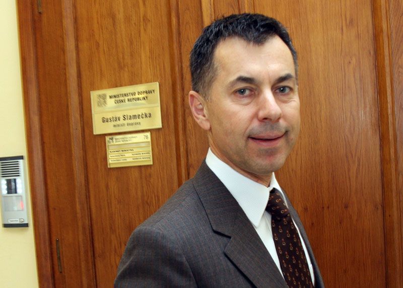 Ministr dopravy Gustáv Slamečka