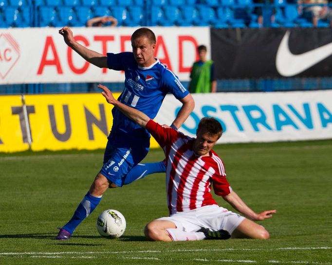 Zápas Baník Ostrava - Viktoria Žižkov o záchranu v Gambrinus lize