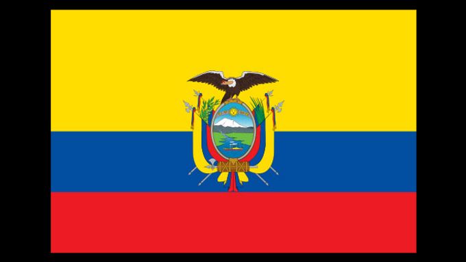 Ekvádor - vlajka