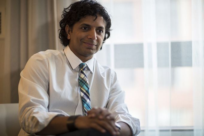 Director Shyamalan poses for portrait during the 2015 Comic-Con International Convention in San Diego