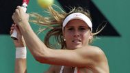 Česká tenistka Nicole Vaidišová v osmifinále French Open proti Italce Tathianě Garbinové.